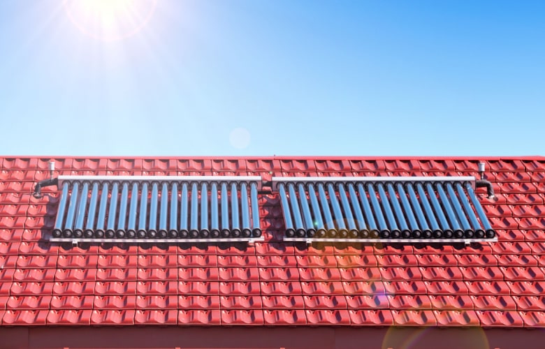 Zonneboiler is een alternatief voor een warmtepomp