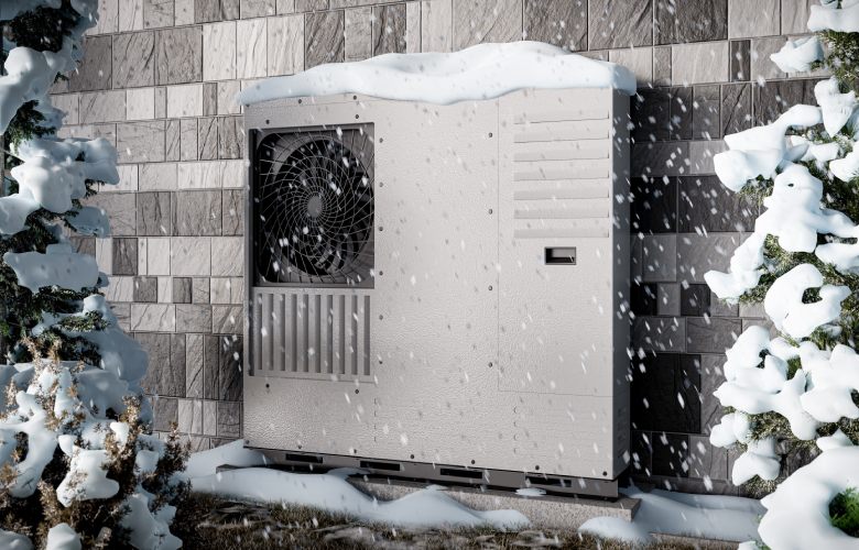 Warmtepomp in de winter